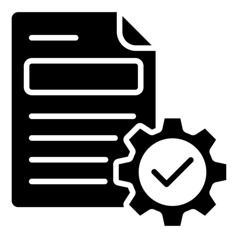 project-completion-icon-line-illustration-vector